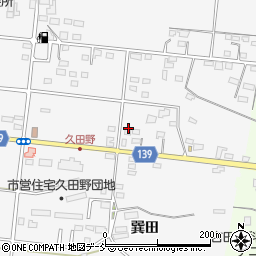 福島県白河市久田野前田40周辺の地図
