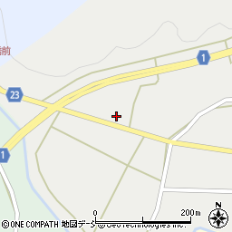 石川県七尾市中島町横田（ソ）周辺の地図