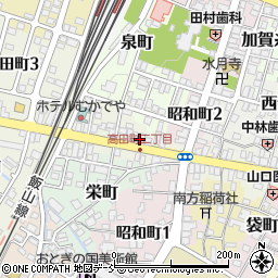 新潟県十日町市高田町2丁目周辺の地図