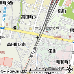 新潟県十日町市高田町周辺の地図