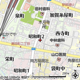 新潟県十日町市七軒町2-1周辺の地図