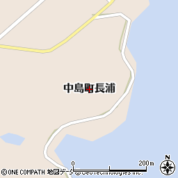 石川県七尾市中島町長浦周辺の地図