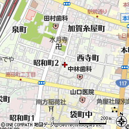 新潟県十日町市七軒町268周辺の地図