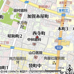 新潟県十日町市西寺町262周辺の地図