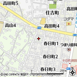 新潟県十日町市春日周辺の地図