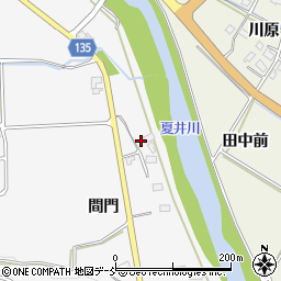 夏井川周辺の地図