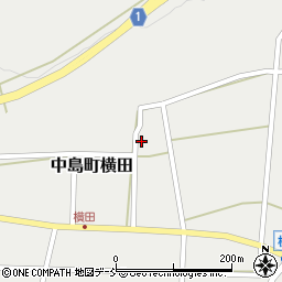 石川県七尾市中島町横田乙周辺の地図
