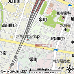 新潟県十日町市高田町2丁目97周辺の地図