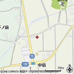 福島県西白河郡泉崎村関和久中宿周辺の地図