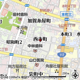 新潟県十日町市西寺町周辺の地図