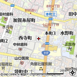 新潟県十日町市西寺町1周辺の地図
