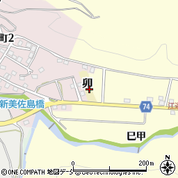 新潟県十日町市卯周辺の地図
