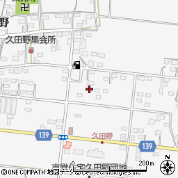 福島県白河市久田野前田21周辺の地図