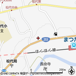新潟県十日町市松代3381周辺の地図