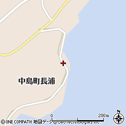 石川県七尾市中島町長浦（ソ）周辺の地図