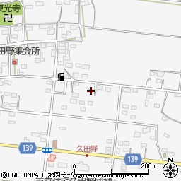 福島県白河市久田野前田9周辺の地図