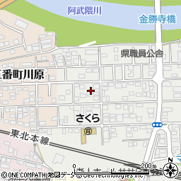 〒961-0075 福島県白河市会津町の地図