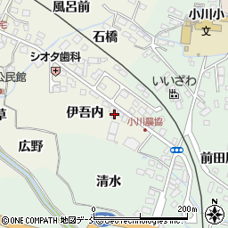 福島県いわき市小川町上小川伊吾内5周辺の地図