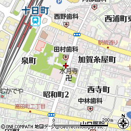 新潟県十日町市昭和町周辺の地図