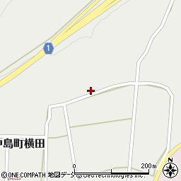 石川県七尾市中島町横田甲5周辺の地図