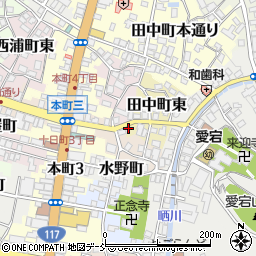 新潟県十日町市田中町周辺の地図