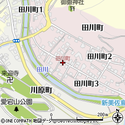 田川町周辺の地図