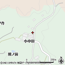 福島県いわき市小川町上平堤ノ作周辺の地図