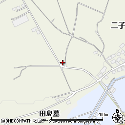 福島県西白河郡中島村二子塚天王山周辺の地図