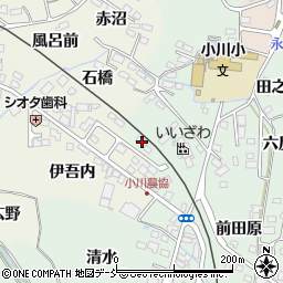 福島県いわき市小川町上平以後内13周辺の地図