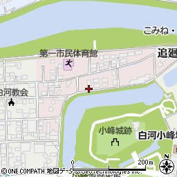 福島県白河市郭内44周辺の地図