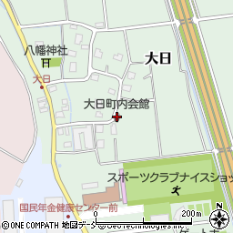 大日町内会館周辺の地図