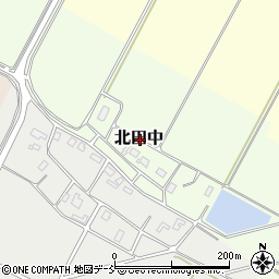 新潟県上越市北田中周辺の地図