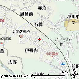 福島県いわき市小川町上小川伊吾内1周辺の地図