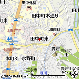新潟県十日町市田中町東周辺の地図