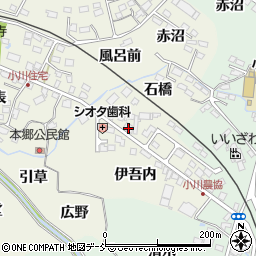 福島県いわき市小川町上小川伊吾内21周辺の地図