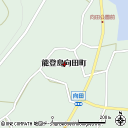 石川県七尾市能登島向田町周辺の地図
