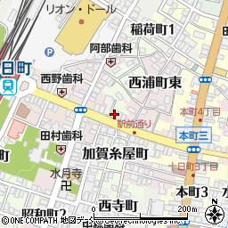 新潟県十日町市駅通り周辺の地図