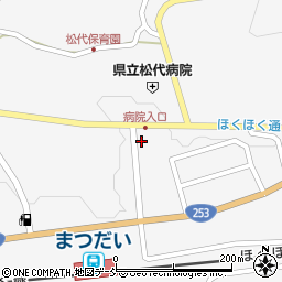 新潟県十日町市松代3653-5周辺の地図