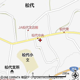 新潟県十日町市松代3299周辺の地図