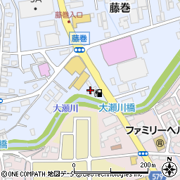 東菱物産株式会社　藤巻給油所周辺の地図