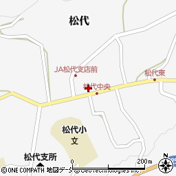 新潟県十日町市松代2076周辺の地図