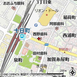 新潟県十日町市駅通り238周辺の地図