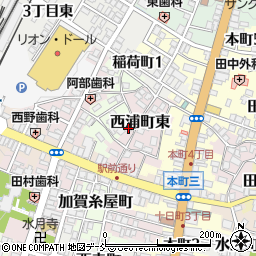新潟県十日町市西浦町周辺の地図