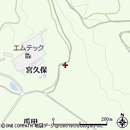 福島県白河市本沼入山周辺の地図