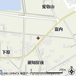 福島県泉崎村（西白河郡）関和久（富内）周辺の地図