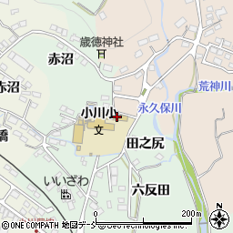 福島県いわき市小川町上平田之尻周辺の地図