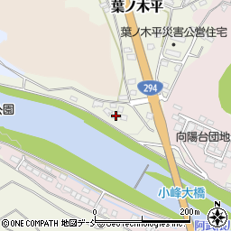 福島県白河市葉ノ木平180周辺の地図