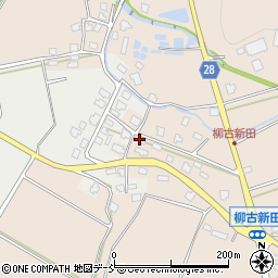柳古新田集落センター周辺の地図