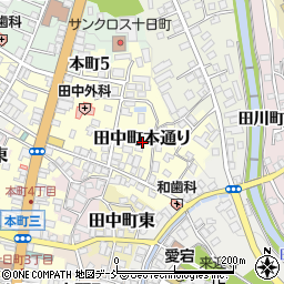 新潟県十日町市田中町本通り周辺の地図