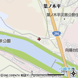 福島県白河市葉ノ木平178周辺の地図